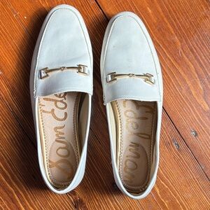 Sam Edelman Women’s White Loafers